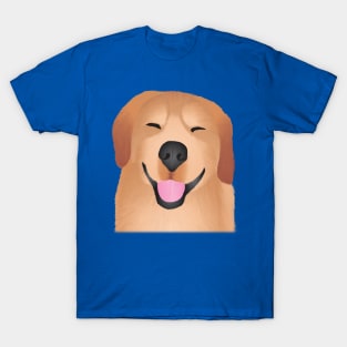 Smiling Golden Retriever T-Shirt